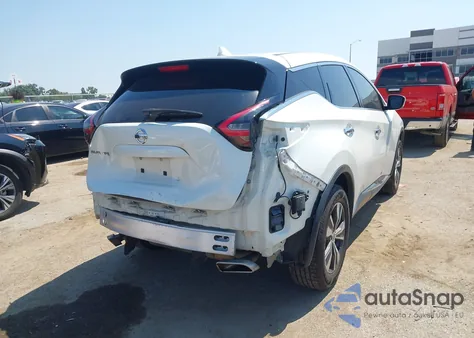 2020 Nissan Murano S Fwd из США, поврежденный, VIN 5N1AZ2AJ9LN122730